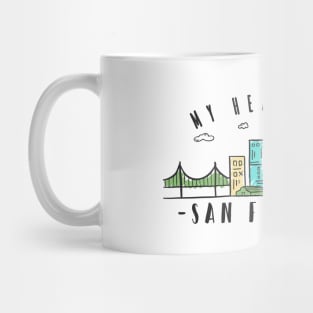 San Francisco Skyline Design Mug
